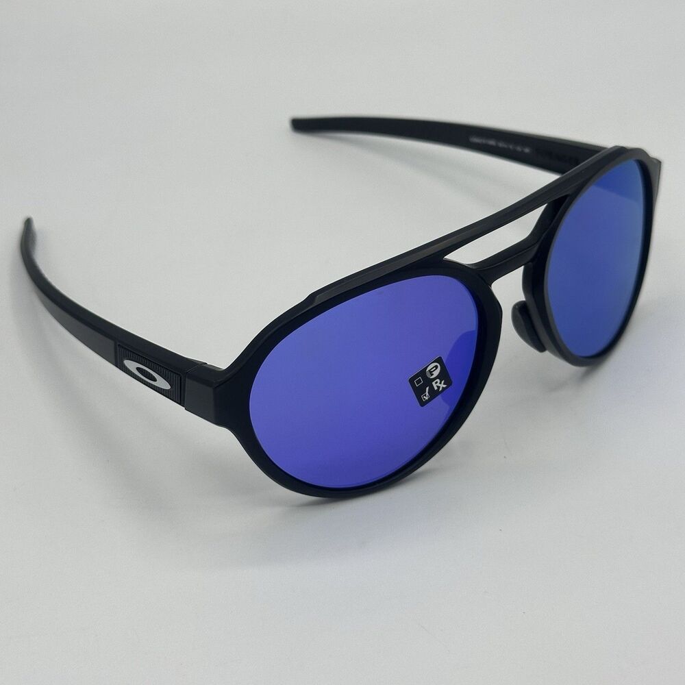Oakley Forager Matte Black Prizm Violet Iridium Lens Sunglasses (Authentic)